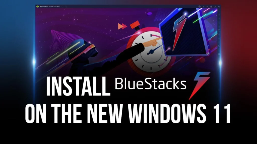 Download Bluestacks on window 11